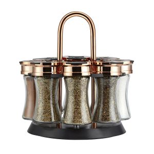 Tower T826020RM Rotating Spice Rack 8 Jars