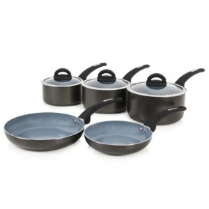 Tower T80303 5 Piece Pan Set 16/18/20cm – Graphite