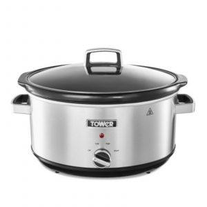 Tower T16039 Stainless Steel 3.5 Litre Slow Cooker