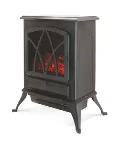 Kirkton House Log Fire Black