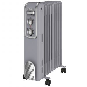 Swan SH60010GRN 9 Finned Oil Filled Radiator – Grey