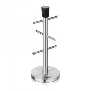 Tower T80101 Mug Tree 6 Cup Holder – Stainless Steel