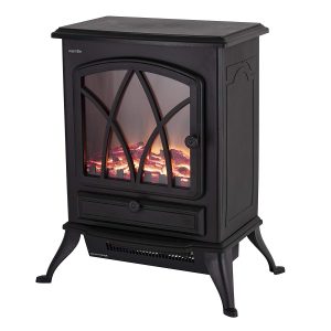 Warmlite WL46018 2000W LED Log Effect Fire Black