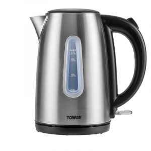 Tower T10015P Kettle 1.7L – Stainless Steel / Black