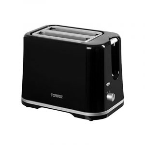 Tower T20009 2 Slice Toaster 870W – Black