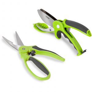 Tower T80444 Health Easy Cutter 2 Piece Scissor Set – Green Graphite