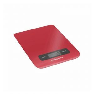 Morphy Richards 46181 Accents Digital Touch Screen Kitchen Scales – Red