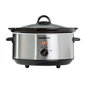 Daewoo SDA1364 Slow Cooker 3.5L – Stainless Steel