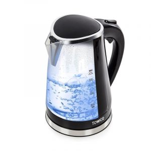 Tower T10012 Illuminating Colour Changing  Kettle 1.7L – Black