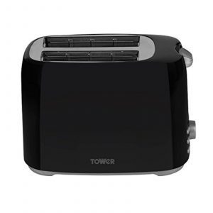 Tower T20013 2 Slice Toaster 750W – Black