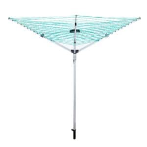 OurHouse 40M Rotary Clothes Airer Arm Outside Use Steel