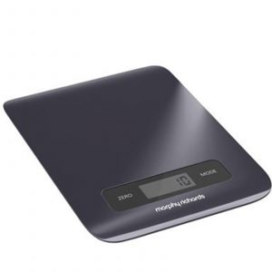 Morphy Richards 46180 Accents Digital Touch Screen Kitchen Scales – Black