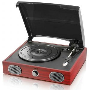 iTek I60007 USB Retro Vinyl Turntable – Wood