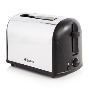 Elgento E20009P Two Slice Toaster 700W – Polished Stainless Steel / Black