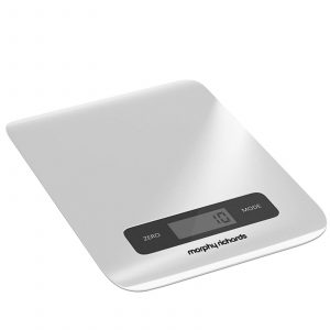Morphy Richards 46185 Electronic Kitchen Scale Silver