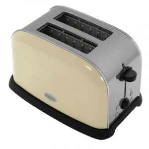 Elgento E447C 2 Slice Toaster Cream