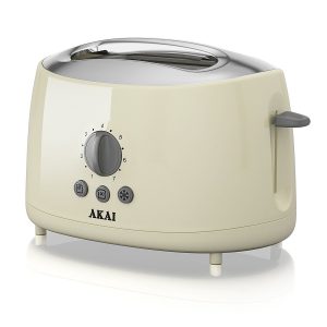 Akai A20001C Cool Touch 2 Slice Toaster – Cream