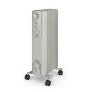 Warmlite WL43003Z Tall 7 Fin Radiator 1500W – White