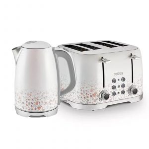 Tower Terrazzo Kettle and 4 Slice Toaster Set