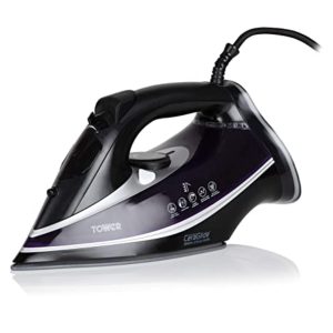Tower T22013PR CeraGlide Ultra-Speed Steam Iron with Variable Steam Function