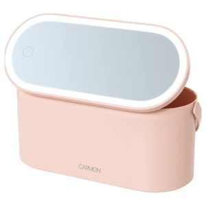 Carmen  c81167pnk 2-in-1 vanity Case