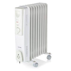Warmlite 2000w WL43004YW 9 Fin Tall Oil Filled Radiator White