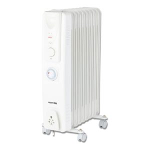 Warmlite WL43004YTW 2000W 9 Fin Tall Oil Filled Radiator With Timer