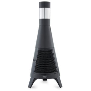 Tower T978508 Apollo Burner with Chimney and Built-In Wood Storage