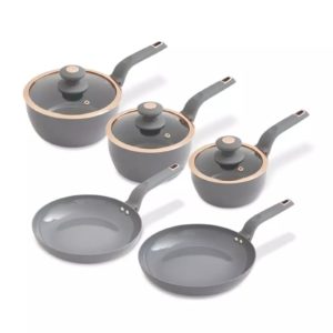 Tower T800232GRY Cavaletto 5 Piece Non Stick Cookware Set Grey