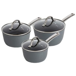 Tower T900021 3 Piece Ultra Non Stick Saucepan Set