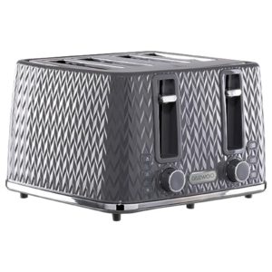 Daewoo Argyle Collection 4 Slice Toaster Grey