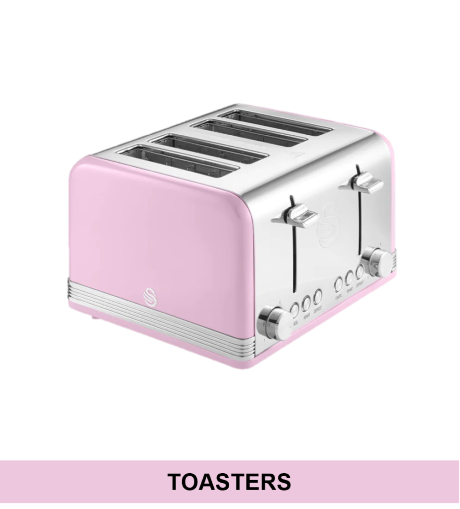 S slice and 4 Slice toasters
