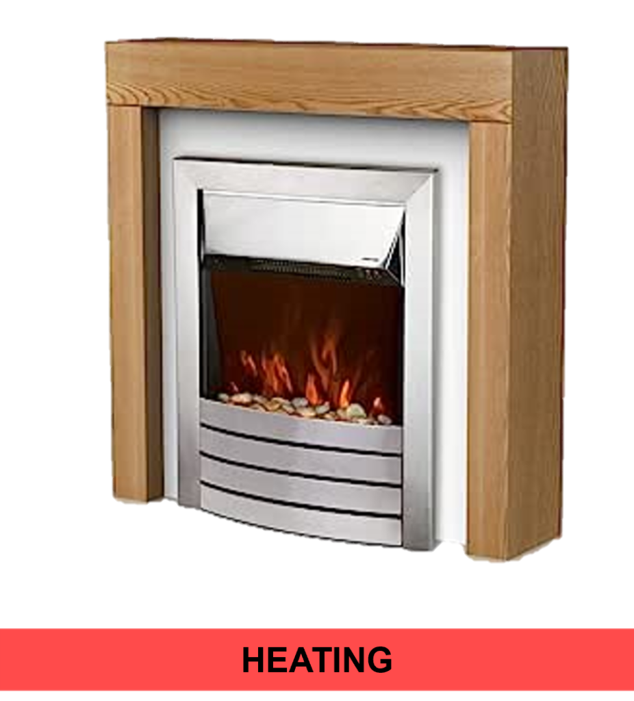 Fires, Radiators, Fan Heaters, Convection Heaters and Halogen Heaters