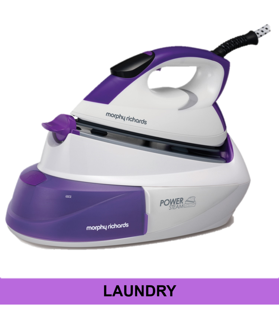 Irons, Garment steamers and steam generators