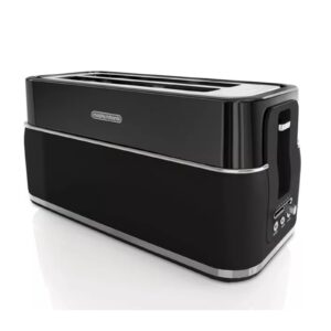 Morphy Richards 245744 Signature Opulent 2 Long Slot 4 Slice Toaster Black