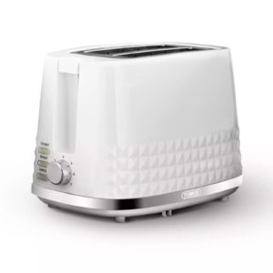 Tower T20082WHT Solitaire White 2 Slice Toaster