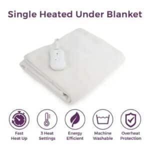 Carmen Fitted Under Blanket Single White