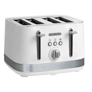 Morphy Richards 248021 Illumination 4 Slice Toaster White