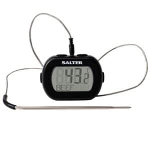 Salter Leave In Digital Thermometer Black