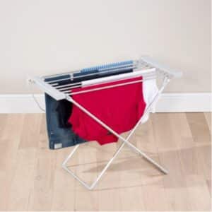 Daewoo 120W Foldable Heated Airer White