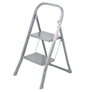 OurHouse 2 Tread Folding Step Stool Grey