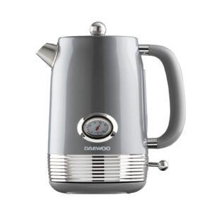 Daewoo Baltimore Collection 1.5L 3KW Rapid Boil Kettle Grey