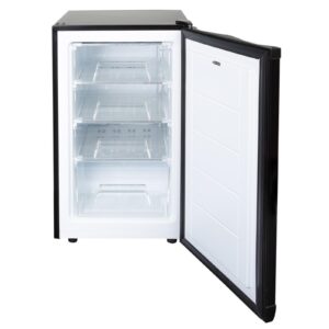 SIA UCF50BL 50cm Black Freestanding Under Counter Freezer 80L