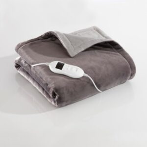 Daewoo Dreamz Heated Throw Blanket Grey