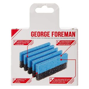 GEORGE 14038  FORMAN GRILL SPONGE TWIN PACK