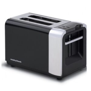 Morphy Richards 44243 Metallic  Toaster 2 Slice Black