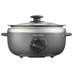 Morphy Richards 460022 3.5L Sear And Stew Slow Cooker – Titanium