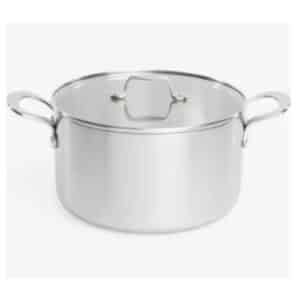 Mauviel 1830 CC006291-001 24cm 5.7l Casserole  Pot With Glass Lid