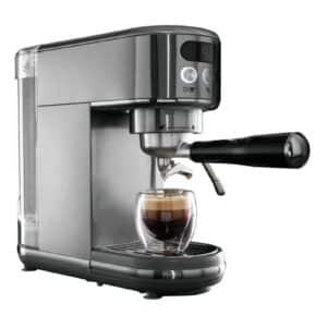 Daewoo 20 Bar Digital Compact Espresso Coffee Maker Silver