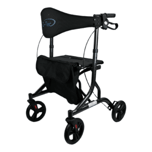 Falcon XL Folding Lightweight Rollator in Carbon finish Black Only 5.9kg Brand New